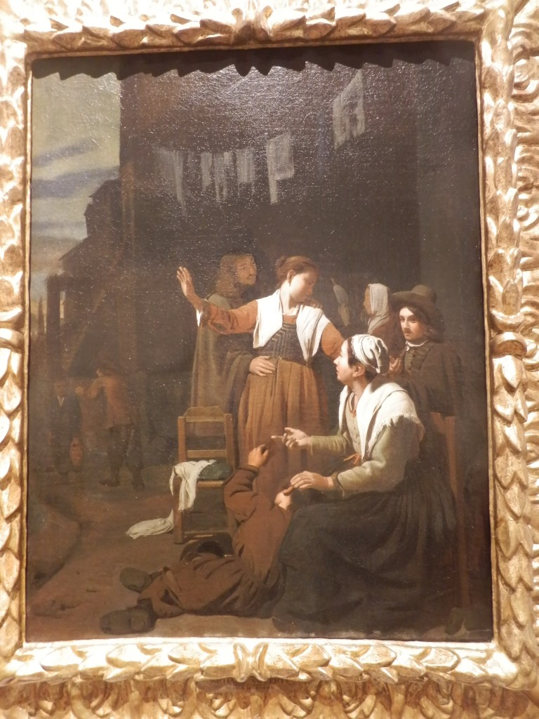 "Scena di adescamento" (1644-46), olio su tela.